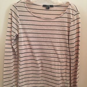 Striped long sleeve T-shirt